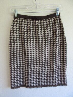Kier + J Brown & Cream Cashmere S Skirt